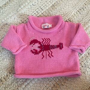 Lobster Rollneck Sweater Size 6 Months